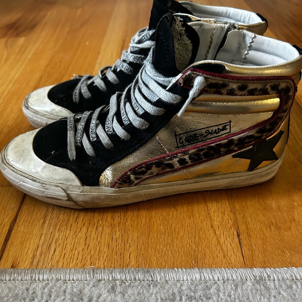 Golden Goose Slide Penstar Classic Hightop Sneakers